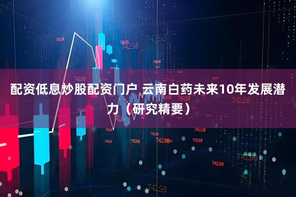 配资低息炒股配资门户 云南白药未来10年发展潜力（研究精要）